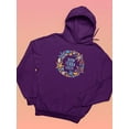 thumbnail image 3 of Buon Ferragosto Sea Wreath Hoodie Women -Image by Shutterstock, Female XX-Large, 3 of 4
