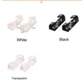 thumbnail image 3 of 20pcs Wire Cable Management Organizer Desktop & Workstation Cord Clips Management Holder Data Telephone Line Cable Winder Sleeve WHITE, 3 of 5
