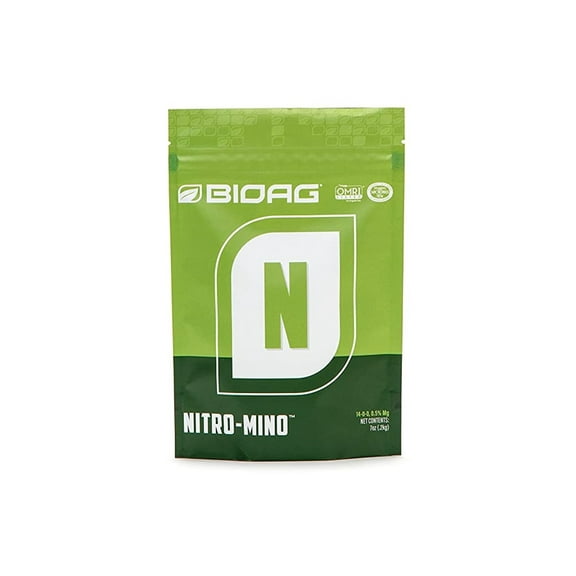 Nitro-Mino Water Soluble Powder - Nitrogen & Amino Acids Fertilizer - 7 oz Pouch by BioAg