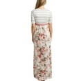 thumbnail image 3 of Savi Mom Women's Forence Floral Maxi Maternity Dress, Size Large, Multi, 3 of 3