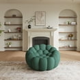 thumbnail image 1 of The Magic Home 49" 1-Seater Bubble Curved Couch, Green, 1 of 10