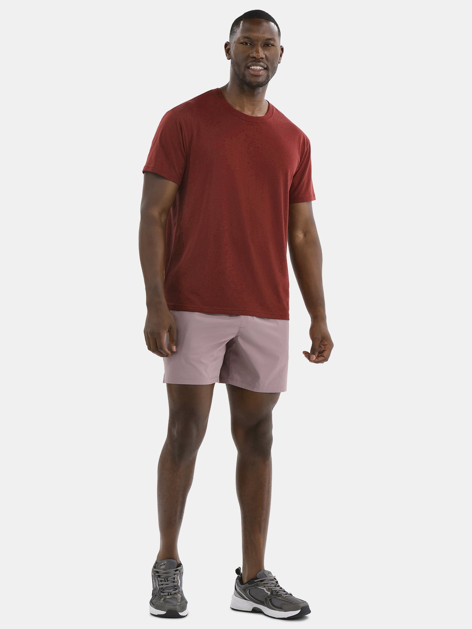 Athletic Works Men's and Big Men's Woven Running Shorts, 6" and 8" Inseams, Sizes XS-5XL