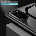thumbnail image 4 of Dteck For Samsung Galaxy S20 6.2" Luxury 9H Tempered Glass+PC Panel+Soft TPU Border Back Phone Case Slim Cover ,Black, 4 of 6