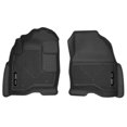 thumbnail image 3 of Convient pour Ford Explorer Husky Liner de Sol 53331 Contour en X; Ajustement Moulé; Canaux et Bords Surélevés; Noir; Élastomérique Thermoplastique TPE; 2 Pcs, 3 of 3