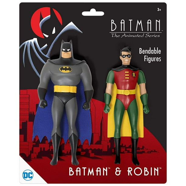 Batman and on sale robin bendable figures