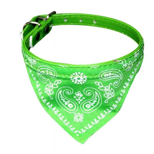 Xihbxyly Paletas No Reclamadas Pañuelo para El Cuello para Perro o Cachorro, Color Verde