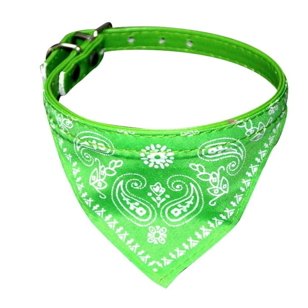 Xihbxyly Paletas No Reclamadas Pañuelo para El Cuello para Perro o Cachorro, Color Verde