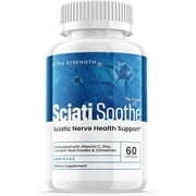Sciatisoothe Supplement for Sciatica, Sciati Soothe Nerve Health, Sciatisoothe Capsules Vitamins, Sciatisoothe Advanced Overall Wellness Support Maximum Strength Formula  (60 Capsules)