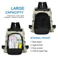 thumbnail image 6 of FORMRS Women's Travel Backpack Purse Anti-Theft Hidden Pockets Casual Shoulder Bag, Small Black Flowers, 6 of 7