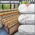 thumbnail image 6 of Uorisanigo Stretch RV Dinette Cushions Covers, Camper Cushion Covers Dinette Booth Seats Washable Cushion Slipcovers with Elastic Bottom Accessories for Pets,Yellow Aztec Geometric Printed, 6 of 7