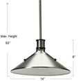 thumbnail image 2 of Robert Stevenson Lighting Robert Stevenson Lighting Silas - Metal Ceiling Light, Antique Nickel and Black, 2 of 8