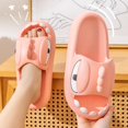 thumbnail image 2 of xiaxaixu Cute Dinosaur Slippers, Anti-Slip Open Toe Slides Quick-dry Shower Shoes for Women Men, 2 of 5