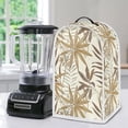 thumbnail image 5 of HELLHERO Horse Chestnut Leaf Pattern Coffee Machine Dust Cover 1Pcs Protective Case Polyester AntiSlip for Kitchen Counter Hand Strap, 5 of 6