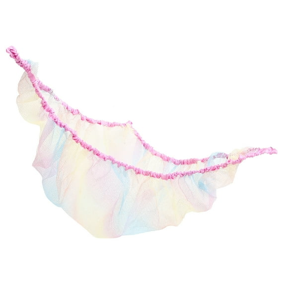 Soimiss Hammock Toy Net Storage Multi-colored Woven Mesh Pet Use Game Room 1Set