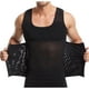 thumbnail image 1 of Fajas moldeadoras para hombre, corsé elástico alto, cintura sin mangas, cuello redondo, top para hombre, 1 of 6