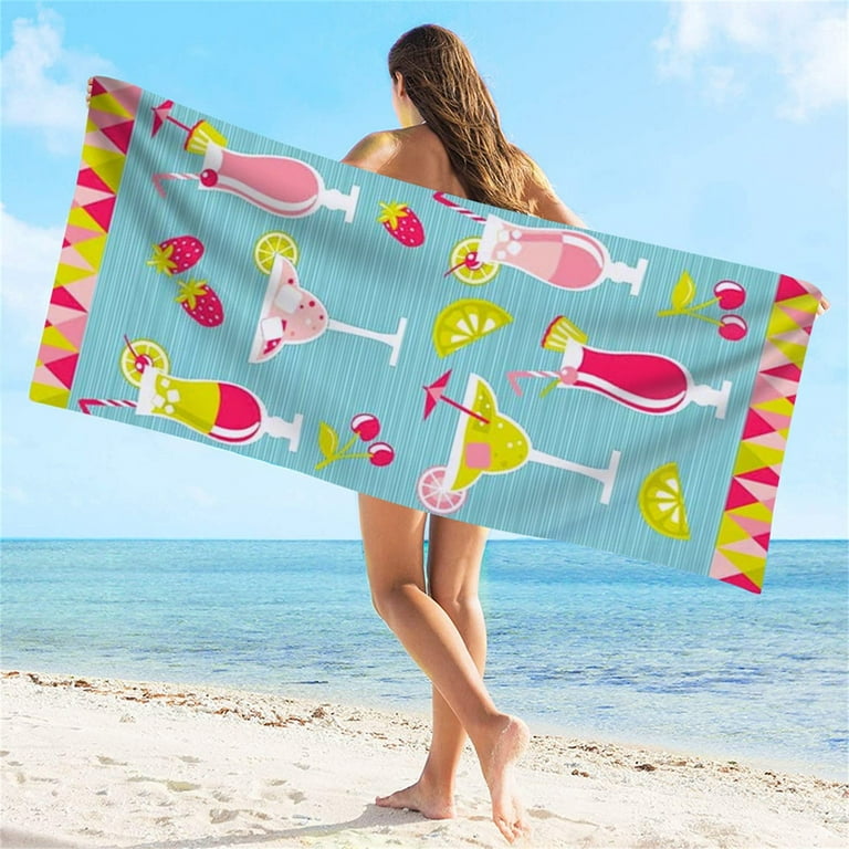 MIMITOOU Beach Towel Oversized, Microfiber Bath Towels, Extra