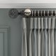 thumbnail image 2 of Accesorios para varillas romanas, tapones decorativos para extremos de cortinas, madera, redondos, de hierro, 6 unidades, 2 of 6