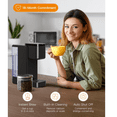 thumbnail image 2 of Single Serve Hot & Iced Coffee Maker with Strong Brew, 40oz Removable Reservoir, 6 Brew Sizes, Compatible with K Cup and Grounds, Compact for Home, Office, RV and Dorm, Black (2.0 Version), 2 of 6
