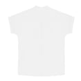 thumbnail image 5 of Girls Cotton Linen Henley Top Summer Blouse Short Sleeve Casual Shirt Solid White for Girls 4-14,Size 7 T, 5 of 9