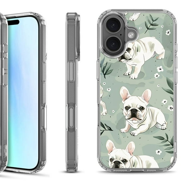 For iPhone 17 Shockproof Protective Phone Case, by OneToughShield - French Bulldog