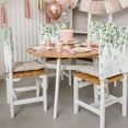 thumbnail image 3 of Summer Botanical Chair Covers Set of 2 Watercolor Eucalyptus Leaves Farmhouse Chair Back Covers Stretch Removable Washable Slipcovers Protector for Dining Room Kitchen Party Decor, 3 of 9