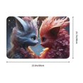 thumbnail image 3 of Bingfone Cute Red And White Elf Door Mat 16"x24" Front Entrance Non-Slip Low Profile Washable for Entryway, 3 of 7
