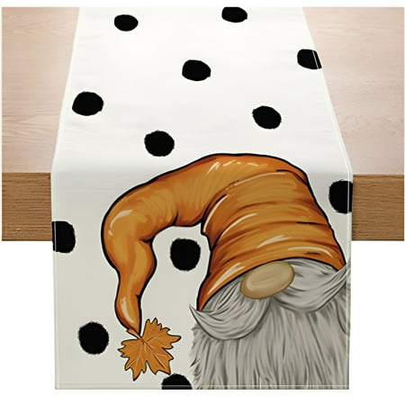

Holloyiver Fall Table Runner 72 Inch Pumpkin Fall Decorations for Home Thanksgiving Fall Table Decor for Coffee Table Dining Room Kitchen Farmhouse Holiday Entryway Table Top Mantle Decor