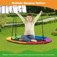 thumbnail image 4 of Infans 2-Pack Swing Set Swing Seat Replacement & Saucer Tree Swing for Indoor & Outdoor, 4 of 6