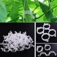 thumbnail image 2 of Greenhouse Vine Clips 50Pcs Plastic Support Clips for Vegetables Garden New Model Clear Tomato Clips High Quality Reusable, 2 of 8