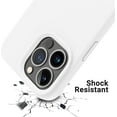 thumbnail image 4 of Entronix Silicone Case Compatible with iPhone 14 Pro Max, Protective Cover, White, 4 of 6
