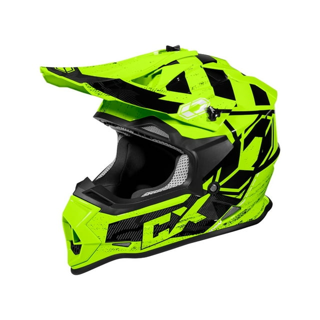 Castle Mode Stance Youth MX Offroad Helmet Hi-Vs LG