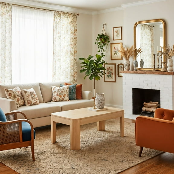 Contour Rectangular Coffee Table (40in x 20in / 1020mm x 510mm), Blonde