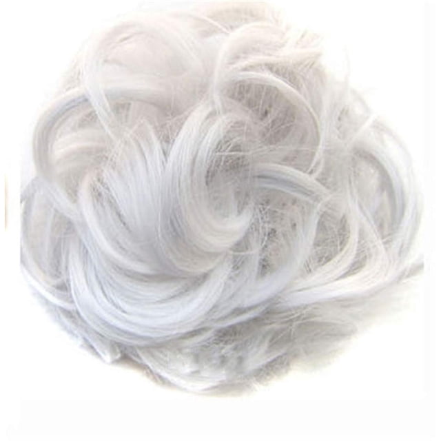 Chignon Humain, Chignon Désordonné Pièce de Cheveux 100 % Chignon Humain Extension Chouchou Chignon Queue de Cheval pour Femmes Chignon Chignon
