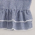 thumbnail image 7 of mgoYE Toddler Baby Boy Girl Pants Retro Elastic Waist Checkered Plaid Long Pants Casual Sweatpants Bottoms 9M-5T(Blue,18-24 Months), 7 of 7