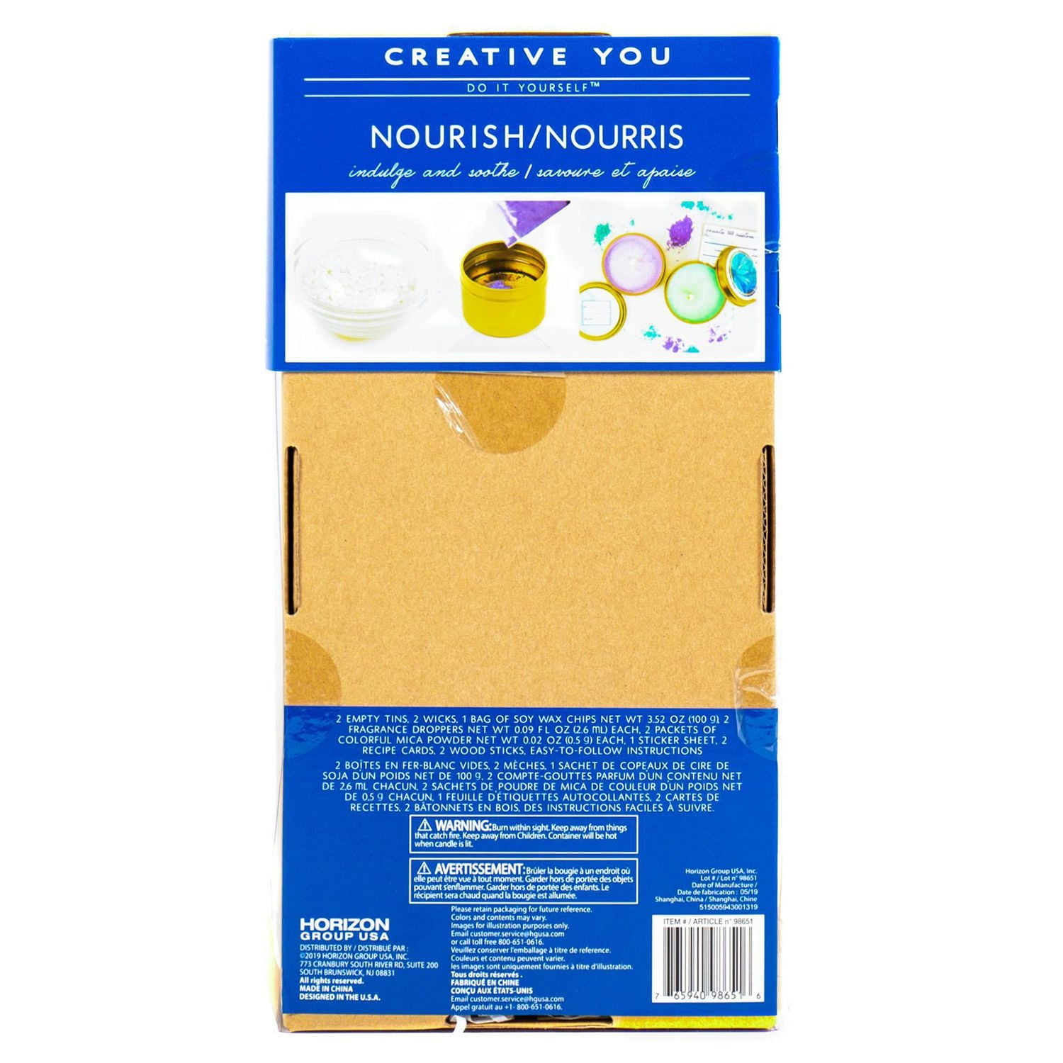 Creative You D.I.Y. Cotton Breeze Candles, 14 years & up