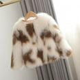 thumbnail image 2 of AherBiu Baby Girls Clothes Fuzzy Fleece Winter Coats Open Front Long Sleeve Christmas Party Cardigan Outwear, 2 of 7