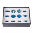 thumbnail image 5 of U8MO 12pcs Ocean Theme Handmade Lampwork Glass Beads DIY Summer Beach Craft 23 Style-Flat Round I, 5 of 5
