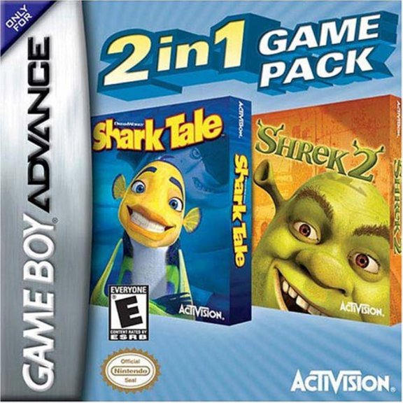 Shrek 2 / Shark Tale Bundle - Game Boy Advance