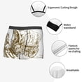 thumbnail image 3 of Yiaed Western Scenery With Old Wagon Print Men's Soft Cotton Boxer Shorts Breathable Boxers Underwear Moisture-Wicking Underwear Stretch Boxer Briefs for Man-Small, 3 of 5