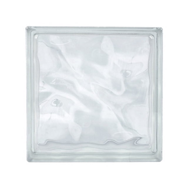 vidrio block cloudy index 19 x 19 x 8 cm