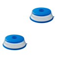 thumbnail image 4 of Toystoory 1Pcs Microwave Plate Cover Oven Plate Covers Guard -proof Microwave Cover Splatter Folding for Vegetables Azul 2Conjunto, 4 of 6