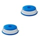 thumbnail image 1 of Injueey 1Pcs Collapsible Microwave Plate Cover Foldable Cover Microwave Vegetables Splatter Vent Oven with Plate Covers Guard Azul 2Conjunto, 1 of 6