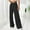 Black, variant on Wensltd Women Sweat Pants Casual Solid Color Wide Leg Lounge Pants