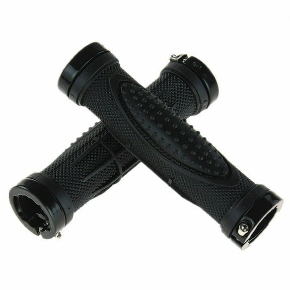FACEGA 1Pairs Bike Grips,Anti-Slip Performance Bicycle Accessories,Reliable and Stable Control Bike Handlebar Grips,13*3.3cm,Black