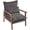 Gray, variant on Cloud Shaped Khaki Chenille Accent Chair, Solid Wood Frame with Light Walnut Armrest, Ergonomic Single Leisure Sofa Chair with Lumbar Pillow for Bedroom Living Room Office