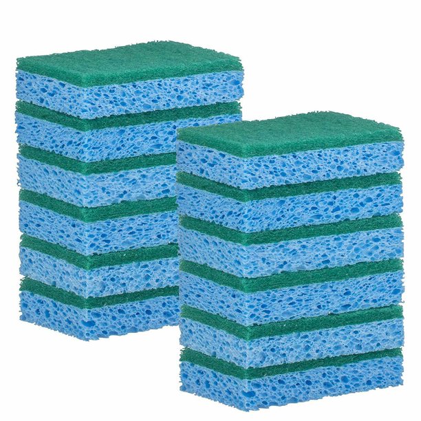 Elite Selection Rectangle Scrub Sponges NonScratch Kitchen Sponges