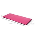 thumbnail image 2 of Soozier 4'x10'x2'' Folding Gymnastics Tumbling Mat, Exercise Mat with Carrying Handles for Yoga, MMA, Martial Arts, Stretching, Core Workouts, Pink, 2 of 9