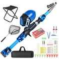 thumbnail image 2 of Storage bag,Net Pole Box Rod And Reel Stool Net Pole Collapsible Stool Net Rod With Reel Combo With Collapsible Pole Box And Huiop Siuke Set Rod Rod Reel Reel Kids, 2 of 7