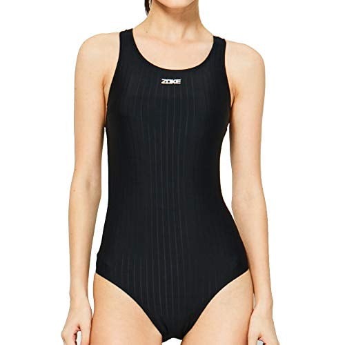 Karrack Women Sswimsuit One Piece Swimsuit Cultivate Oneself Competitive Athletic Piece Swimsuitsports Training Swimsuit Black Walmart Com Walmart Com
