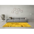thumbnail image 3 of Ahgly Company Indoor Rectangle Patchwork Yellow Transitional Area Rugs, 8' x 10', 3 of 4